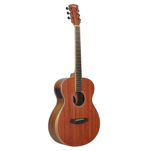 Violão Elétrico Quartzo 40" - Tampo Sólido Em Mahogany - Fosco - Eq 4 Bandas - Vgaq1954N40