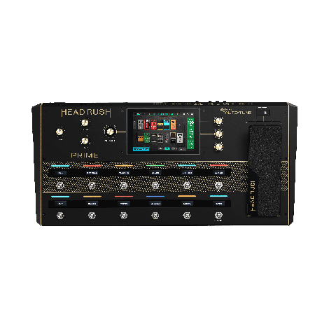 OUTLET - Pedaleira Multi-Efeitos HeadRush Prime, Touchscreen 7" Emulações Impulse Response Auto-Tune Antares
